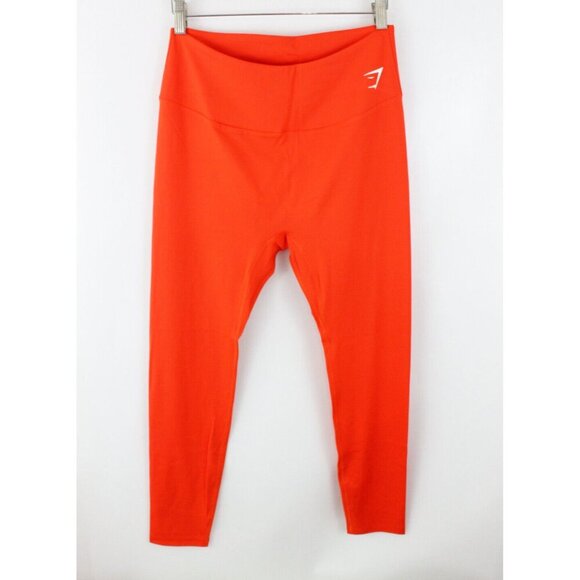 Gymshark Women Leggings Training Pants Exercise Fitness Pepper Red Size 2XL - Picture 7 of 14